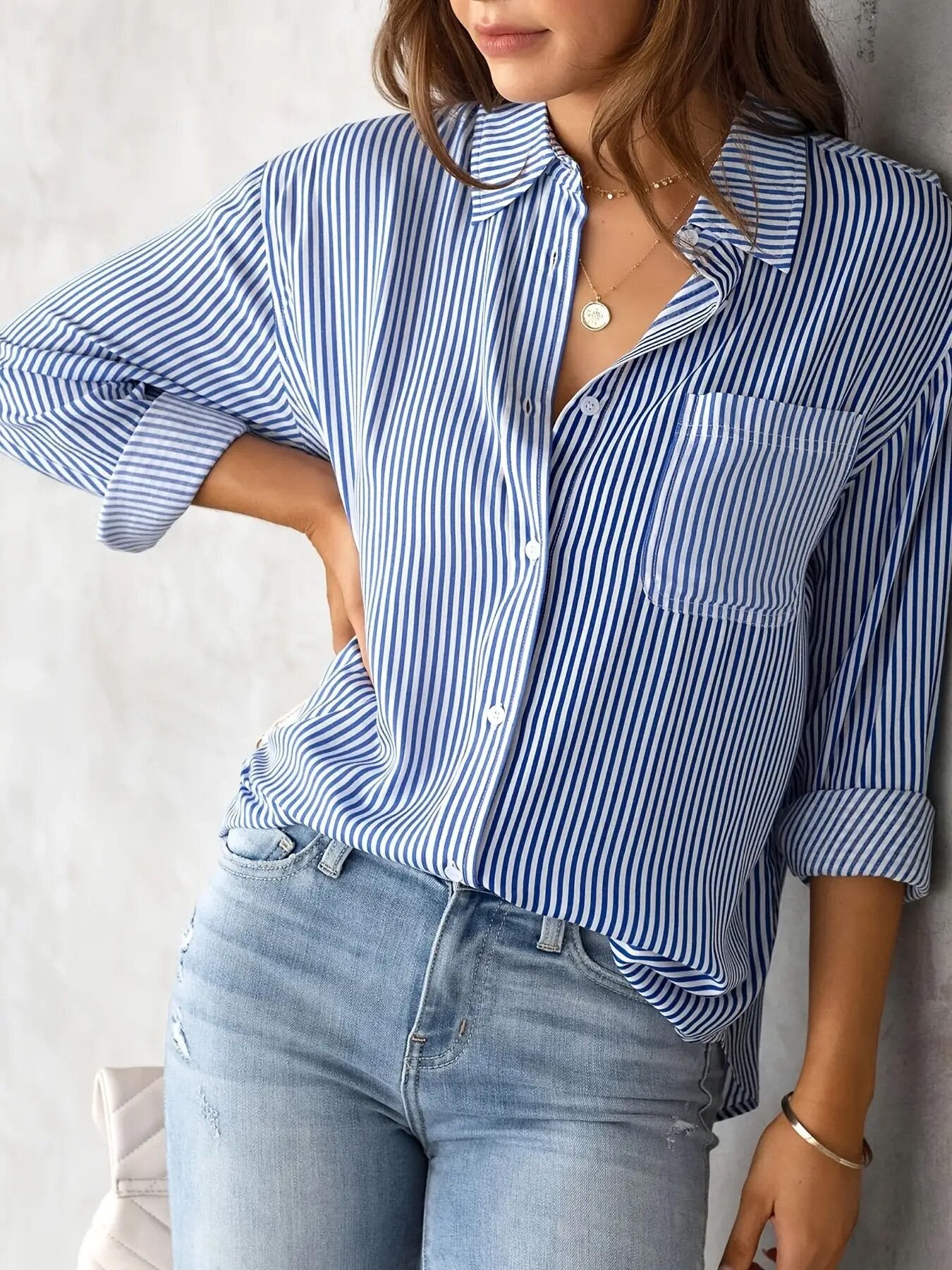 Women's Loose Casual Long-Sleeved Shirt