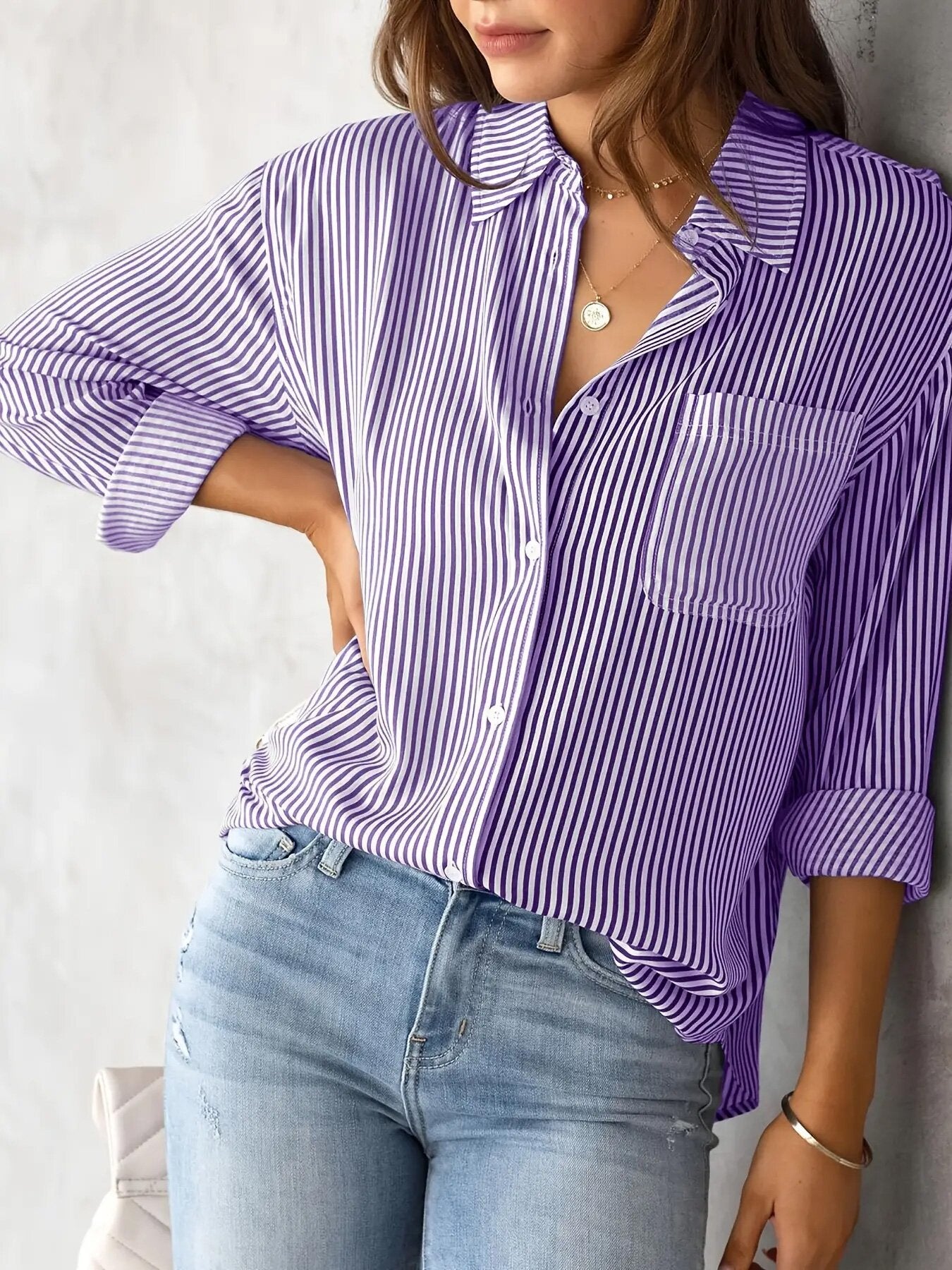 Women's Loose Casual Long-Sleeved Shirt
