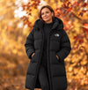 Long Hooded Down Coat